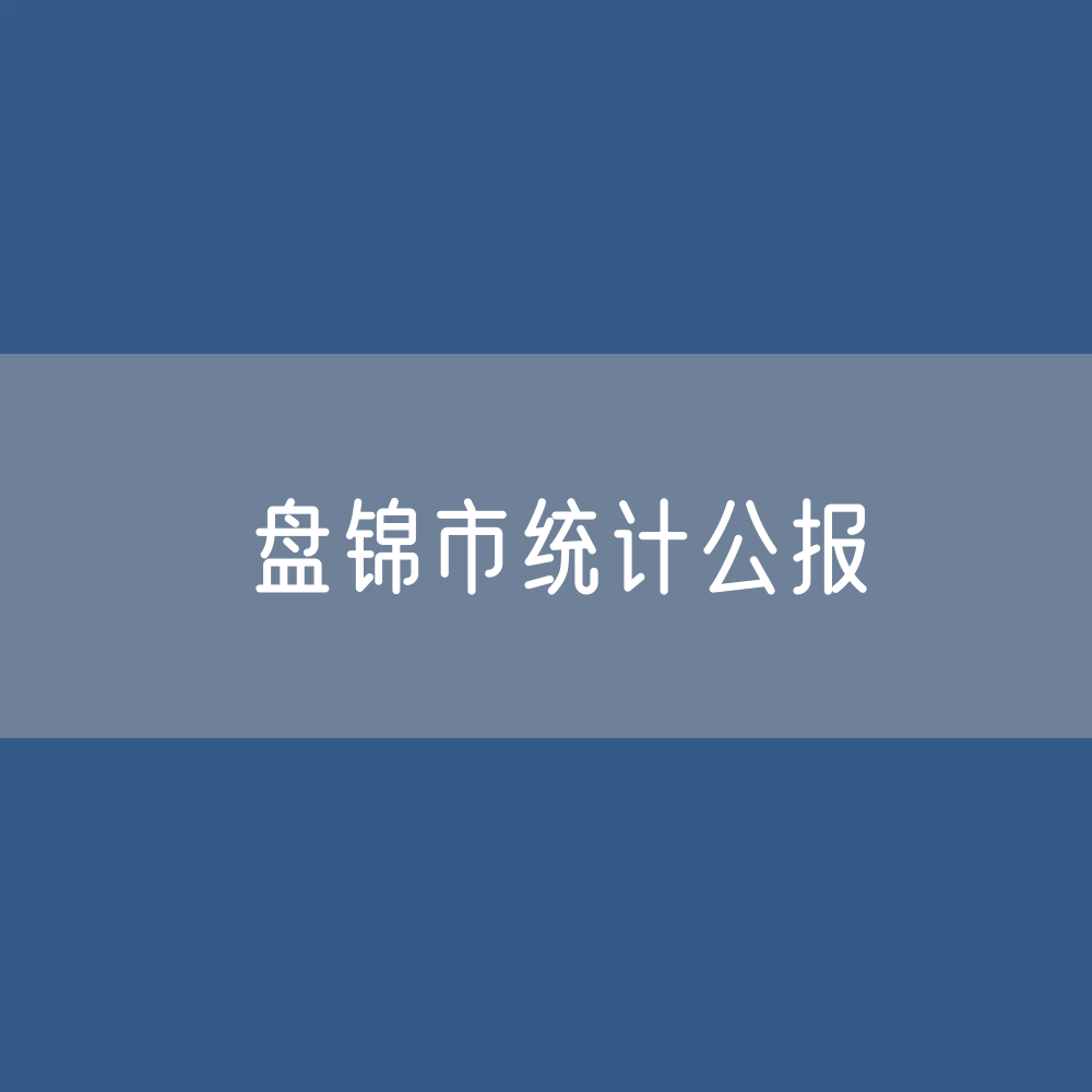 二〇〇二年盘锦市国民经济和社会发展统计公报