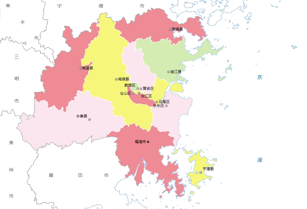 福州市永泰县辖9个镇，12个乡行政区划分