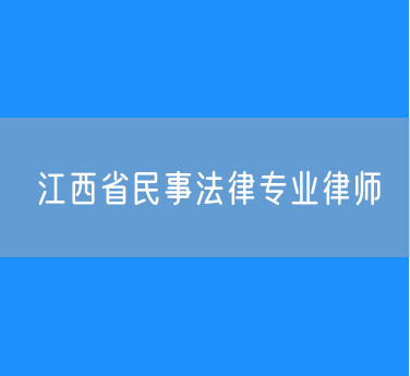 江西省民事法律专业律师