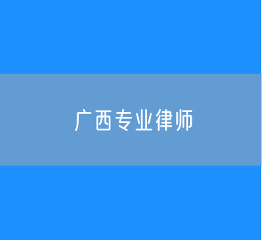 广西专业律师