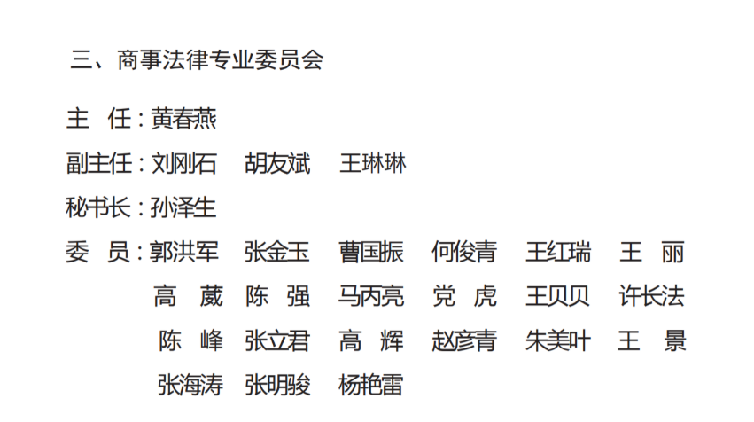 济南市商事法律业务专业律师
