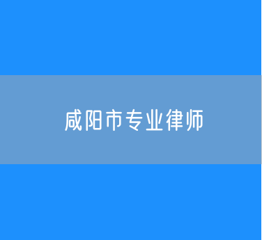 咸阳市专业律师
