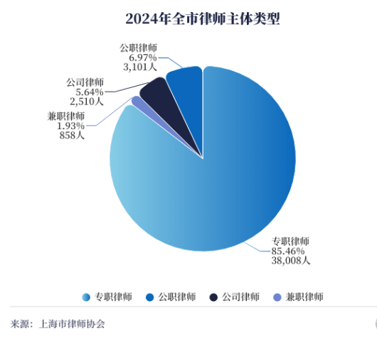 上海市律师主体类型情况