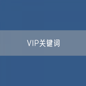 VIP打印关键词