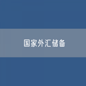 国家外汇储备变化是多少？