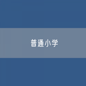 普通小学招生、在校生、毕业生人数？