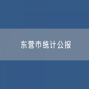 2023年东营市国民经济和社会发展统计公报