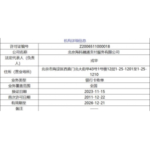 海科融通POS机申请使用