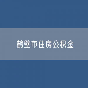 鹤壁市住房公积金缴存提取贷款