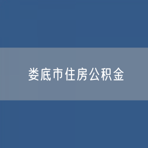 娄底市住房公积金缴存提取贷款