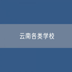 云南各类学校招生、在校生、毕业生数据