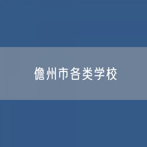 儋州市各类学校招生、在校生、毕业生数据