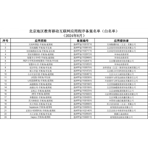 北京市教委公布343个教育APP白名单