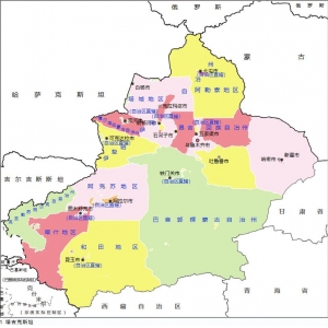 新疆各地人口、面积、地区生产总值/人均GDP排名