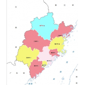 福建各地人口、面积、地区生产总值/人均GDP排名