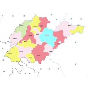 山东各地人口、面积、地区生产总值/人均GDP排名