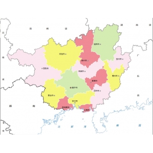 广西各地人口、面积、地区生产总值/人均GDP排名