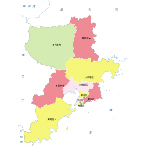 青岛市各地人口、面积、地区生产总值/人均GDP排名