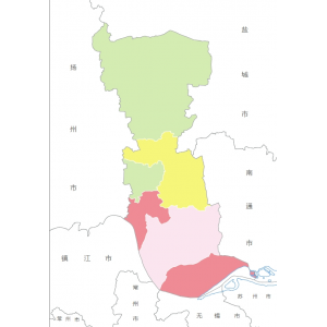 泰州市各地人口、面积、地区生产总值/人均GDP排名